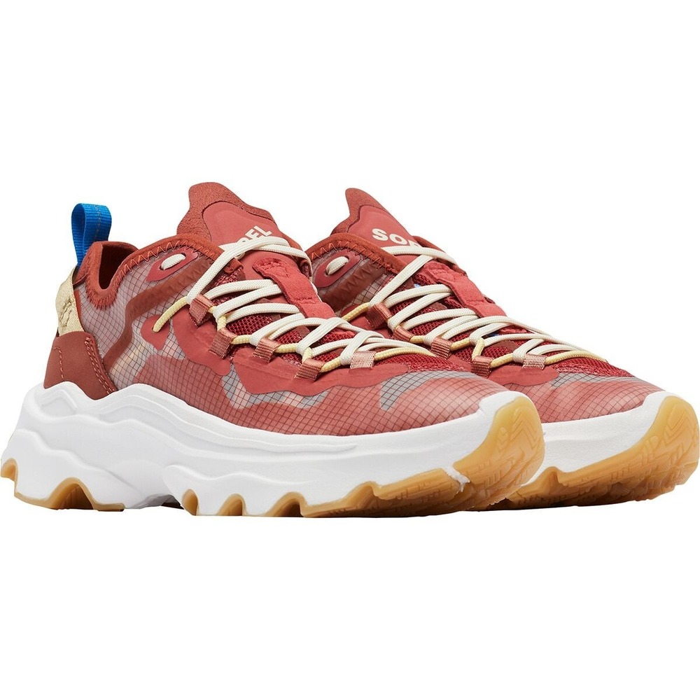 Sorel Kinetic Breakthru Tech Lace Sneakers Red Clay Womens 9 UK 7‎ EU 40